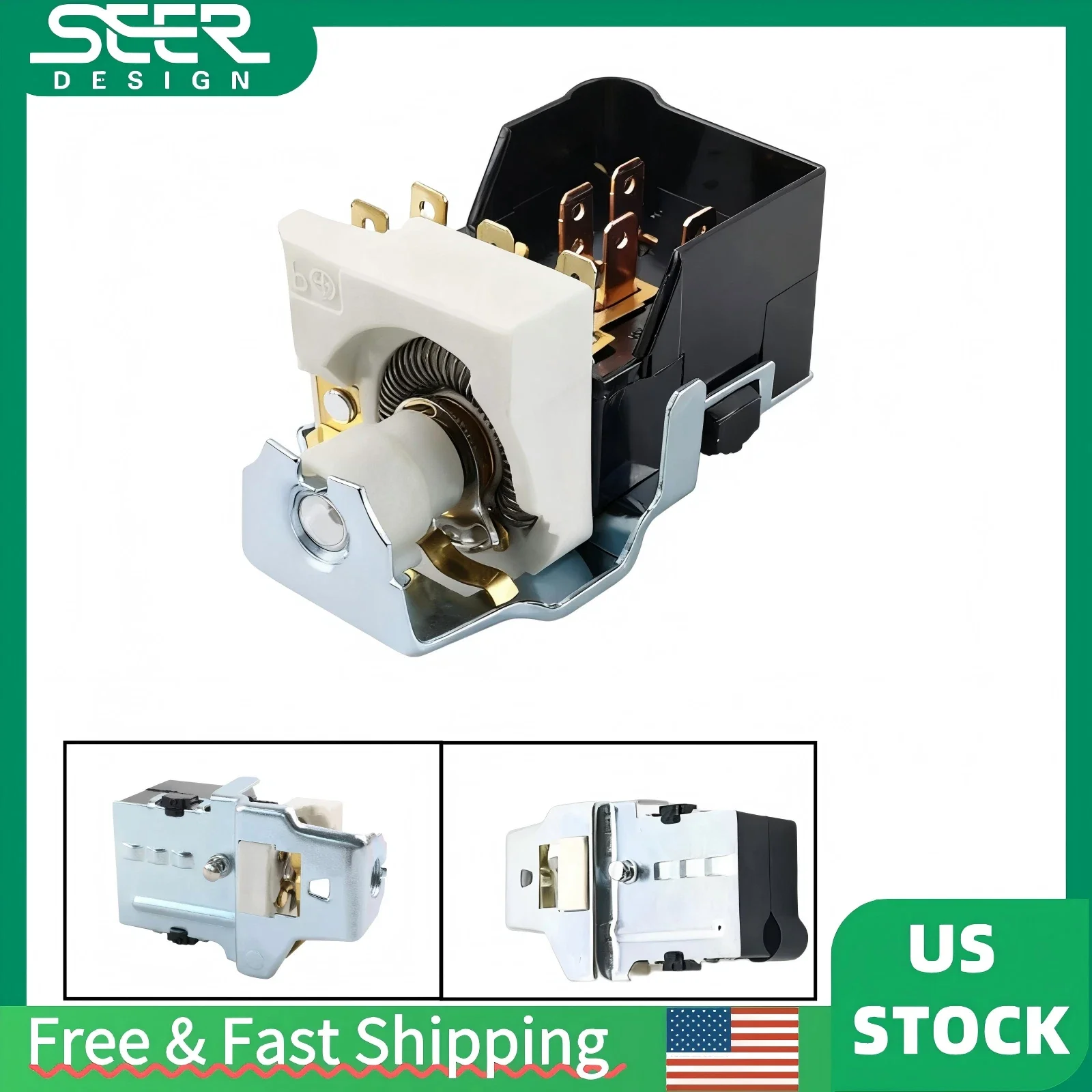 Interruptor de farol, controle de lâmpada hs15 para cadillac chevy gm gmc pont, acessórios para carro, envio dos eua