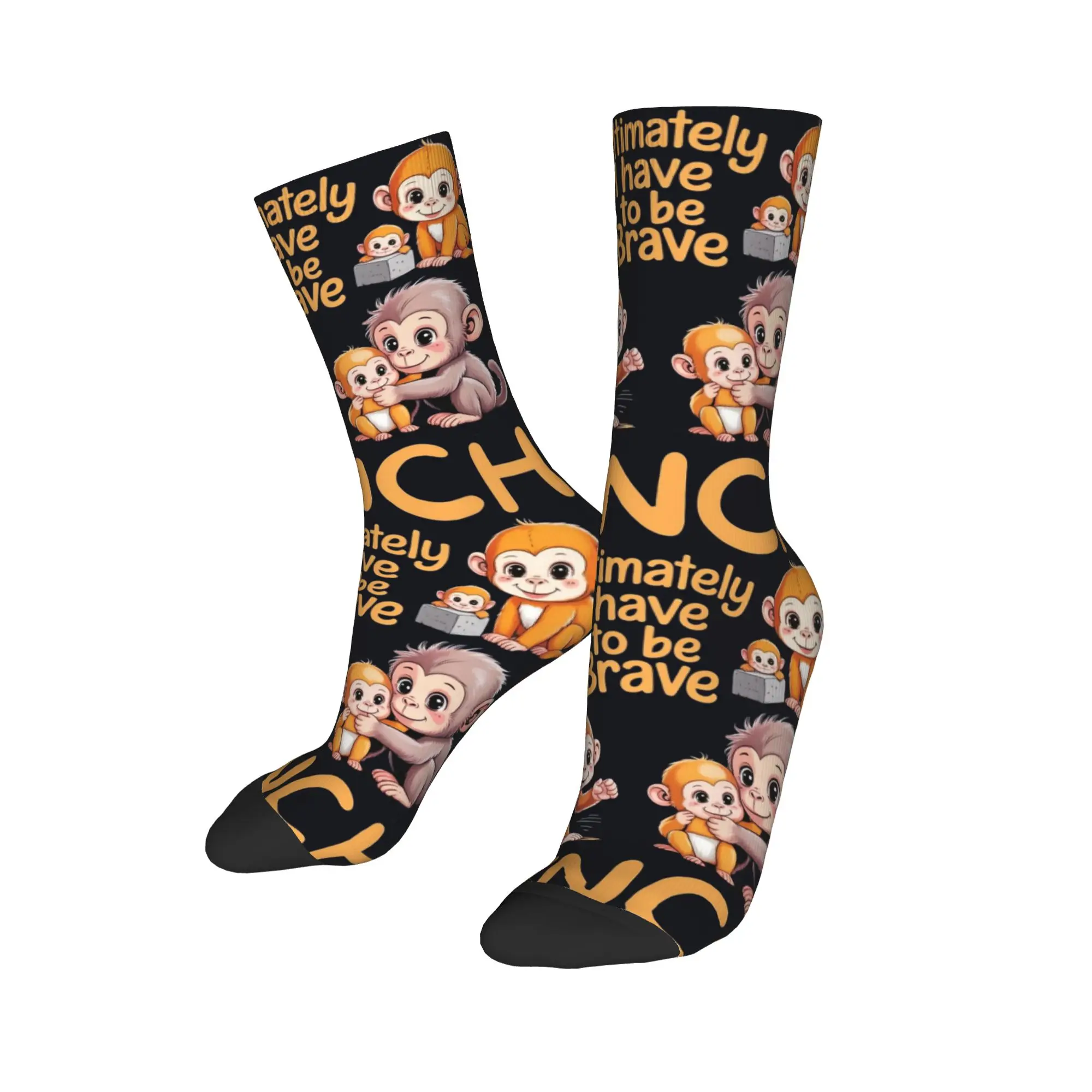 

Baby Monkey Punch Socks Men Women Polyester Funny Happy Socks Harajuku Spring Summer Autumn Winter Middle Tube Socks Gift
