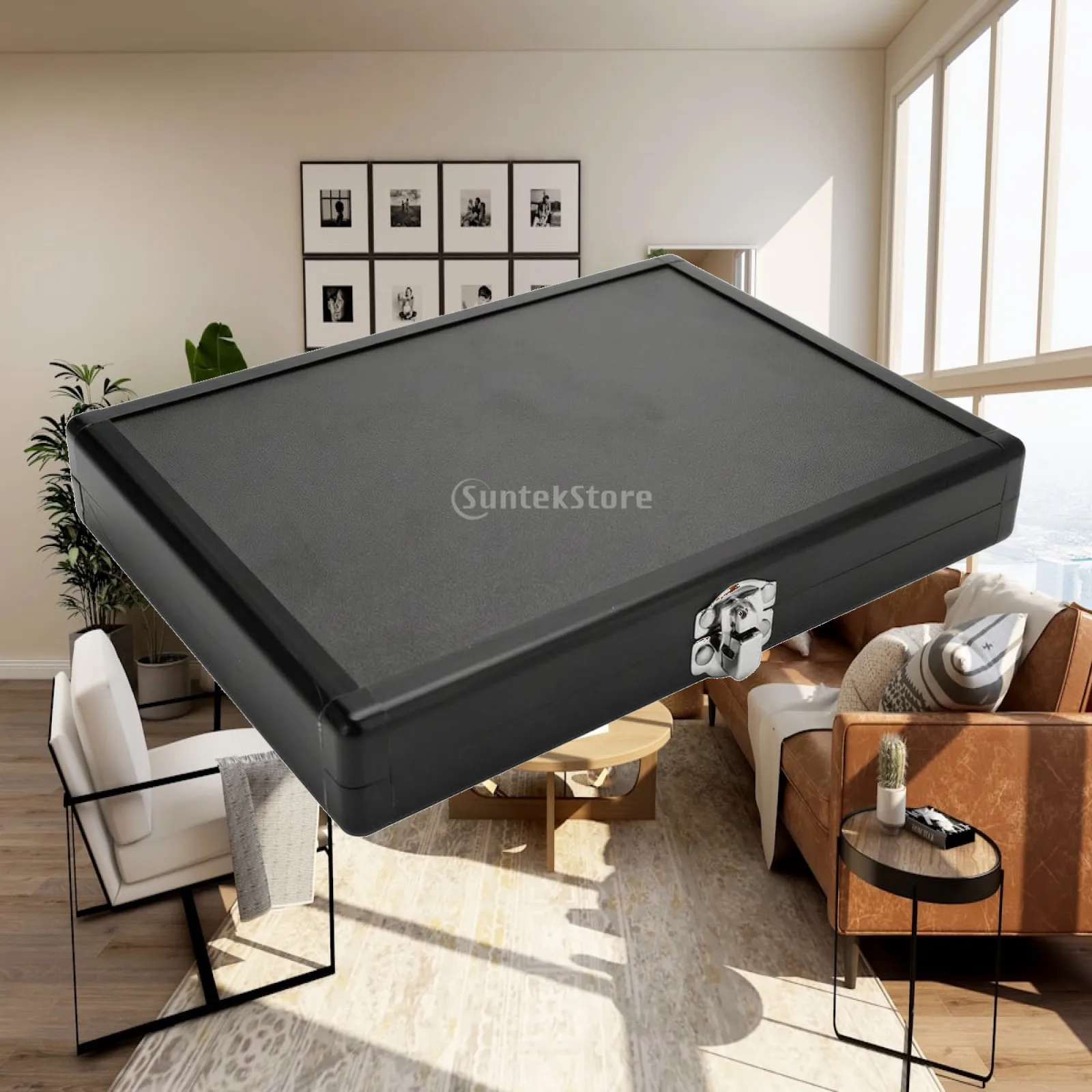 Portable Hairdressing Storage Case for Scissors with Aluminum Frame Holder for Professional Stylist Travel Kit