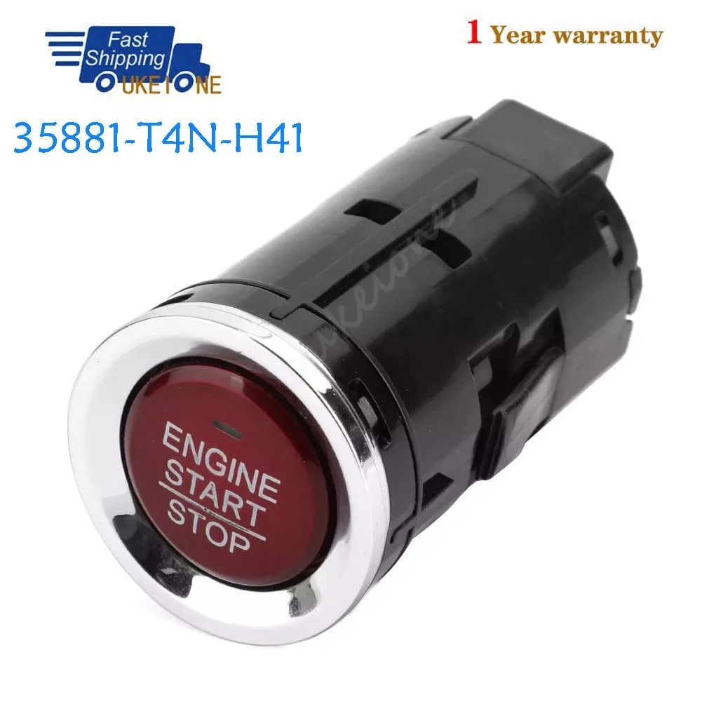 

35881-T4N-H41 Кнопка запуска/остановки двигателя для Honda X-RV, HR-V, FIT, City, Jade, Odyssey 2015-2018 гг.