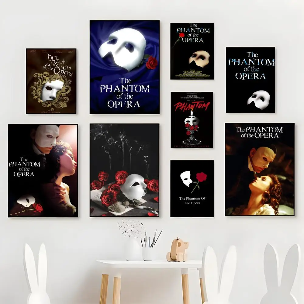 Fashion Modern T-The Phantom Of The Opera Poster Premium For Living Space Home Bar Cafe Wall Decor & Gift