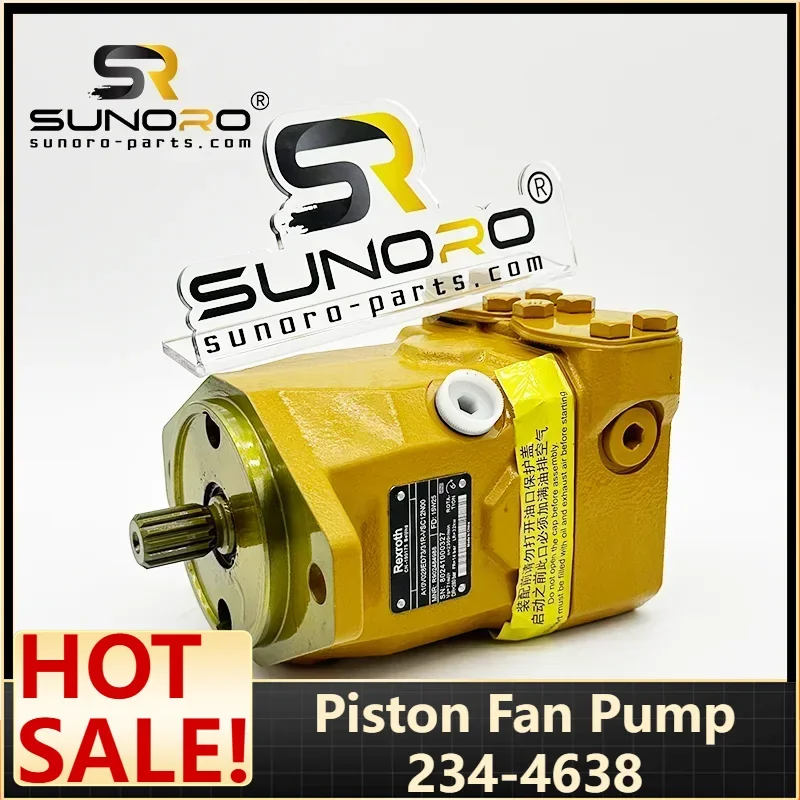 Piston Fan Pump 234-4638 – E330D/E336D Excavator Cooling Circuit, 24 V, 12-Month Warranty