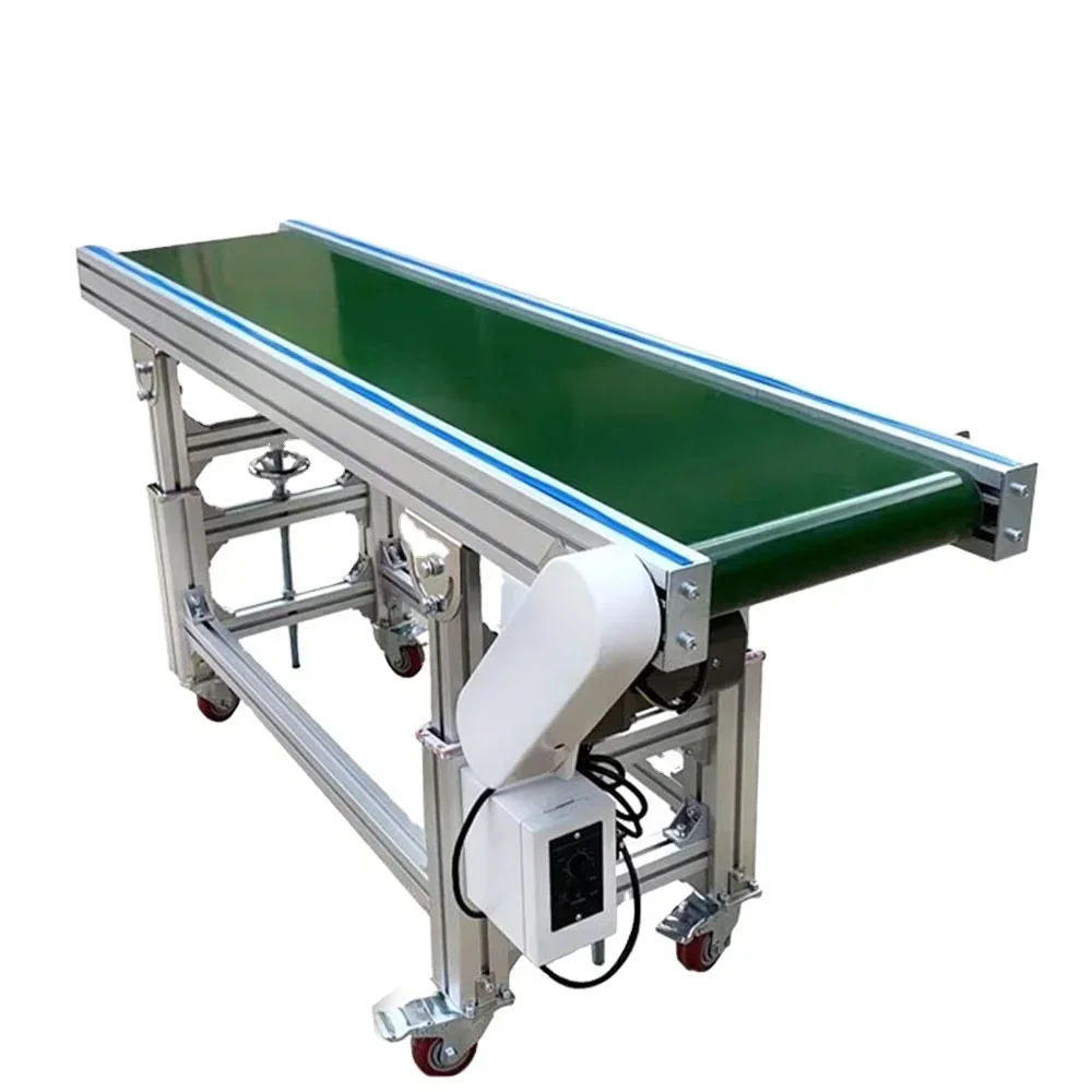 Chinese Manufacturer Customize PVC Belt Conveyor Powered Belt Conveyors Production Line With Adjustable Speed HOT SALE