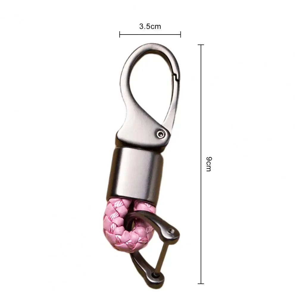 Carabiner Key Ring Carabiner Keyring D-clip Set for Small Key Holder Accessory Corrosion Resistant Metal Car Keychain Widely