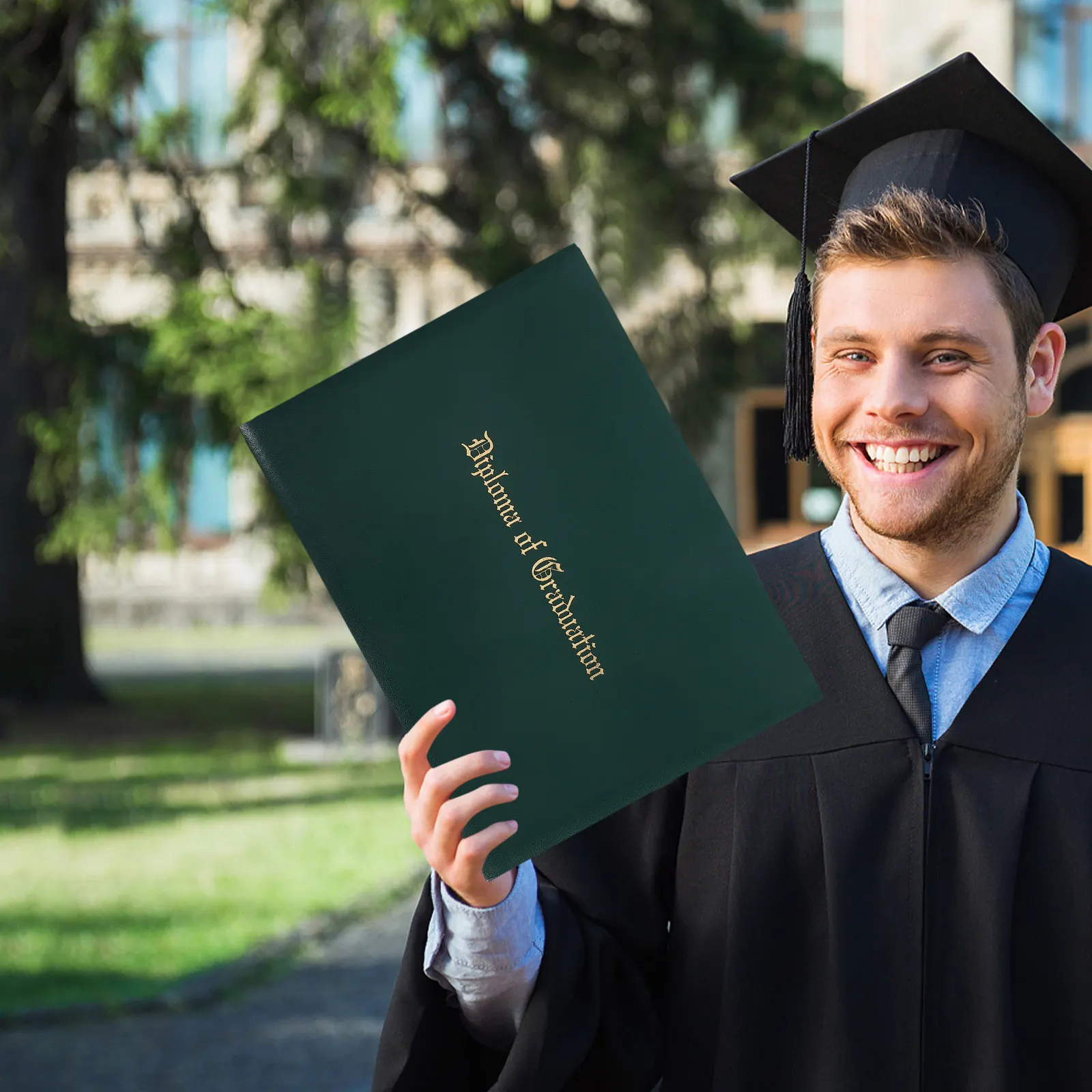 

Папка для дипломов профессиональная, из искусственной кожи, с атласными уголками и пластиковыми вкладышами для выпускных дипломов и наград