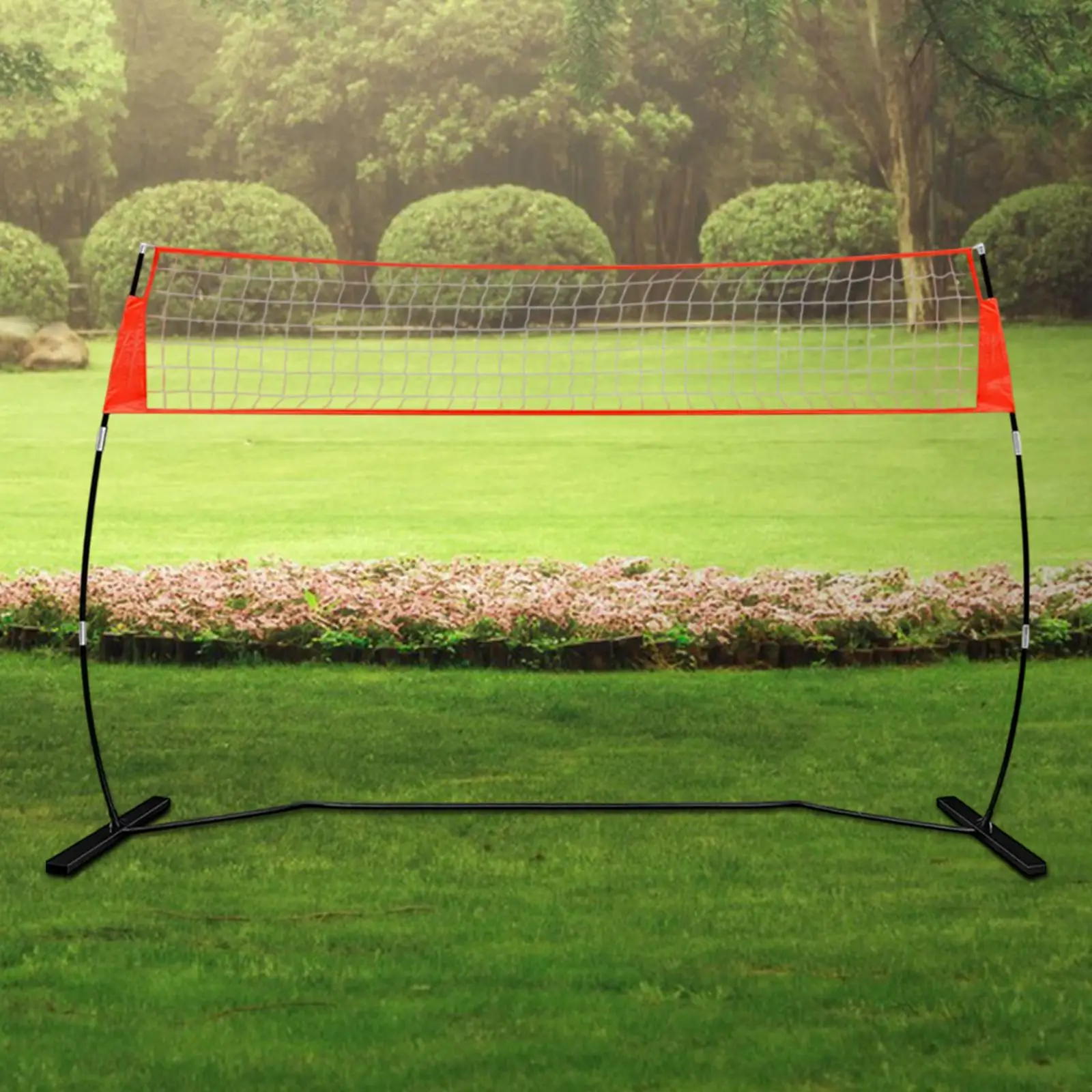 

Volleyball Training Net Practice Net with Carry Bag Sturdy Adjustable Volleyball Net for Serving Spiking Outdoor Activities