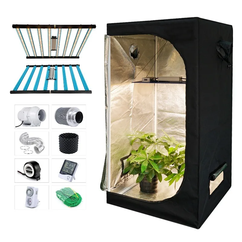 Euro Warehouse Meijiu Direct Factory 4X4 10X10 Ft 0.8m Grow Tent Complete Kit Led Ac Infinity Grow Light 120 120 Grow Tent