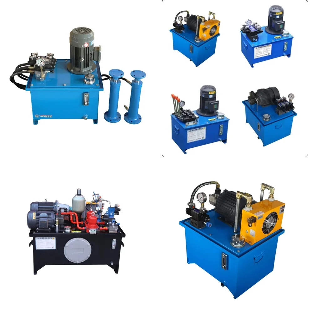 Multifunctional Hydraulic Station for Hydraulic Cylinders Air Coolers Motors Industrial Hydraulic Power Unit High Pressure
