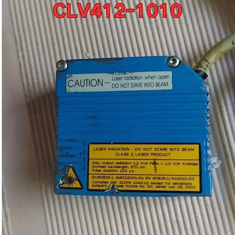 Second-hand CLV412-1010 code scanner function test is normal