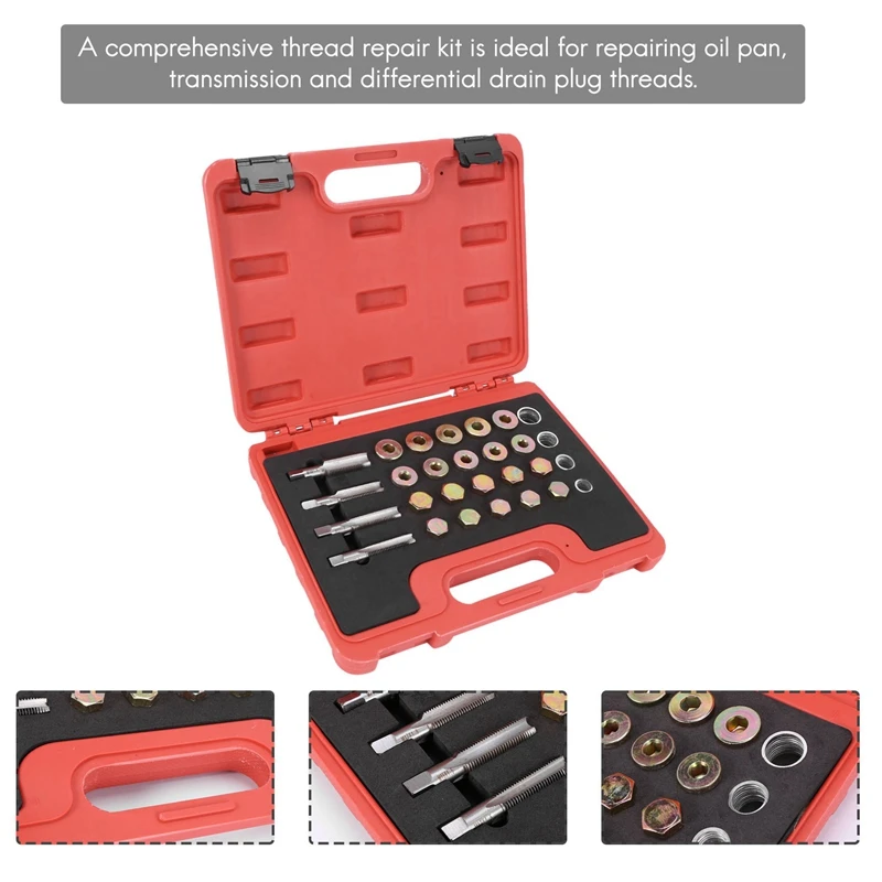 ABGG-64Pc น้ํามันด้ายชุดซ่อม Sump เกียร์ท่อระบายน้ําชุดเครื่องมือ M13 M15 M17 M20