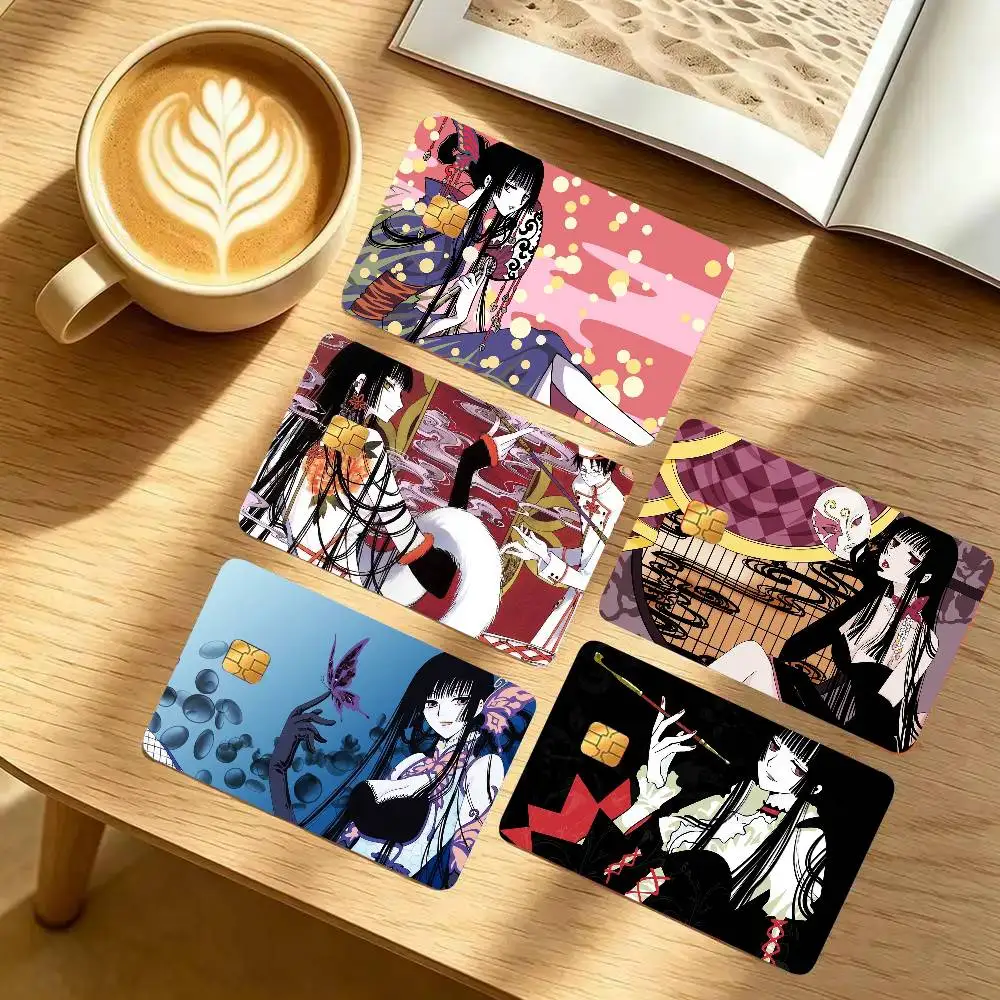Ichihara Yuuko Manga XxxHOLiC Card Sticker Cartoon Art Credit Card Skin Anti Scratch Bank Debit Card Decal