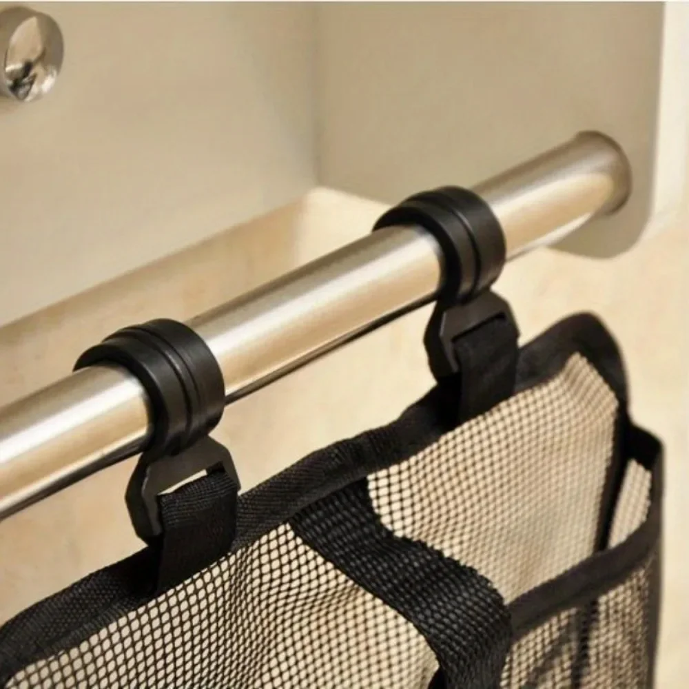 1pc Hanging Mesh Bath Baskets Organizer Storage Shower Caddy College with Hooks for College Dorm Rooms, Gym, Swimming and Travel