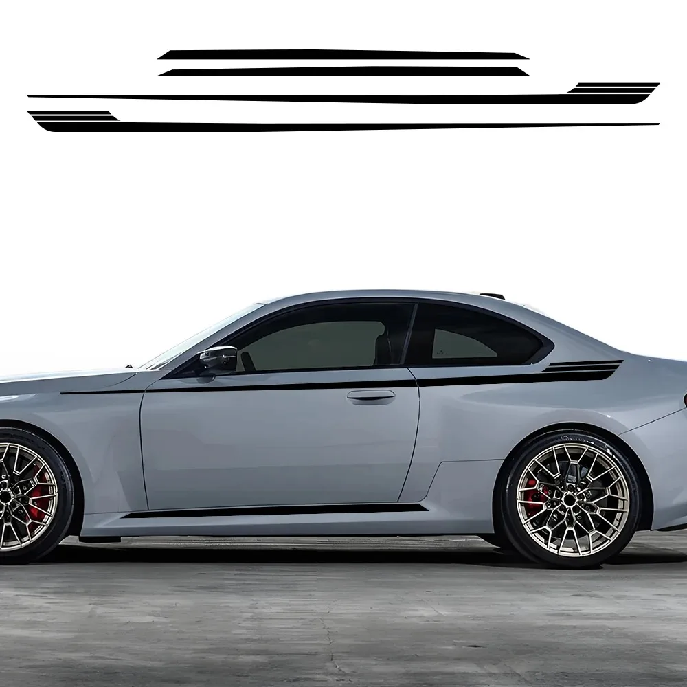 

Car Side Door Stickers Sport Waist Line Stripes Graphics Vinyl Film Decals Waterproof Auto Decoration Accessories For BMW M2 G87