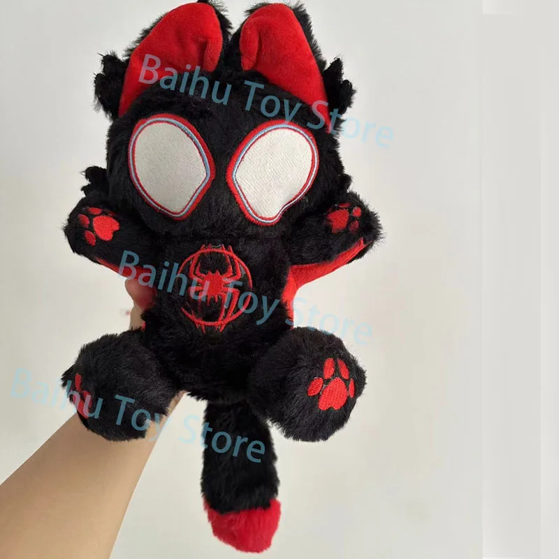 2024 Spiderman Miles Plush Doll Anime Spider-Man:Into The Spider-Verse Soft Plushie Stuffed Pillow Toy Boys Gift For Girl