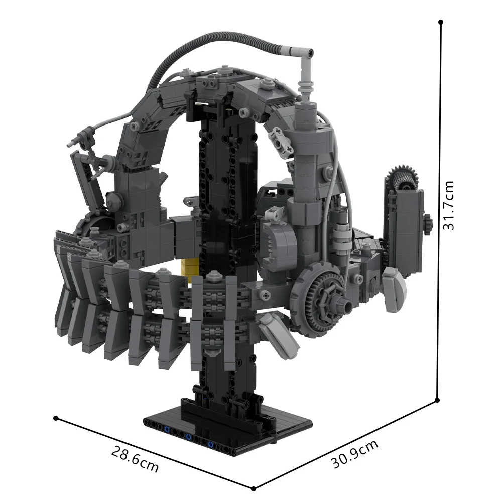 Gobricks MOC scies jeu d'horreur blocs de construction modèle boucle piège briques pointes casques bricolage assemblé jouet pour enfants cadeau