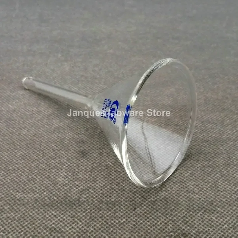 1pc diameter 60mm Transparent borosilicate Glass Triangle Funnel Laboraotry Filtering tools Chemistry Educational Stationery