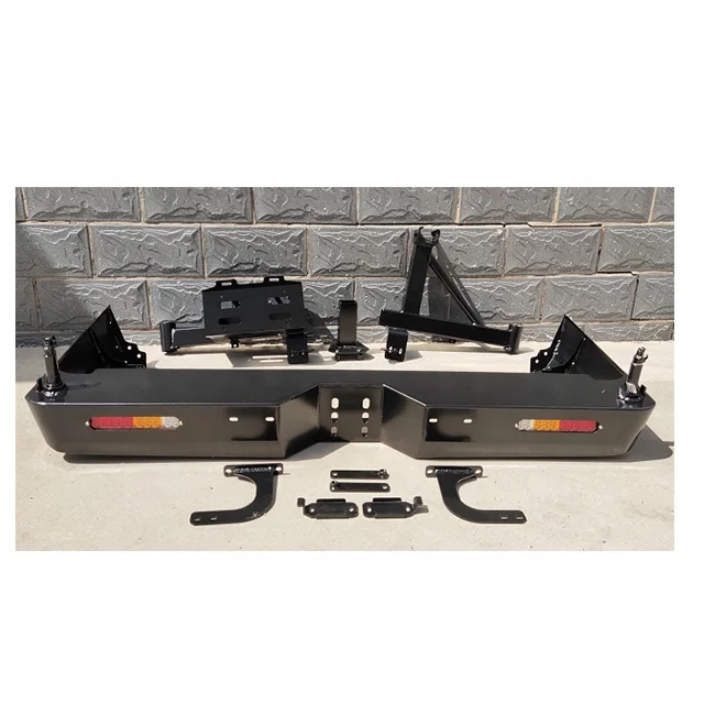 Wholesale China 4x4 Offroad Steel Rear Bumper For LC76 For Land Cruiser Series Bumper