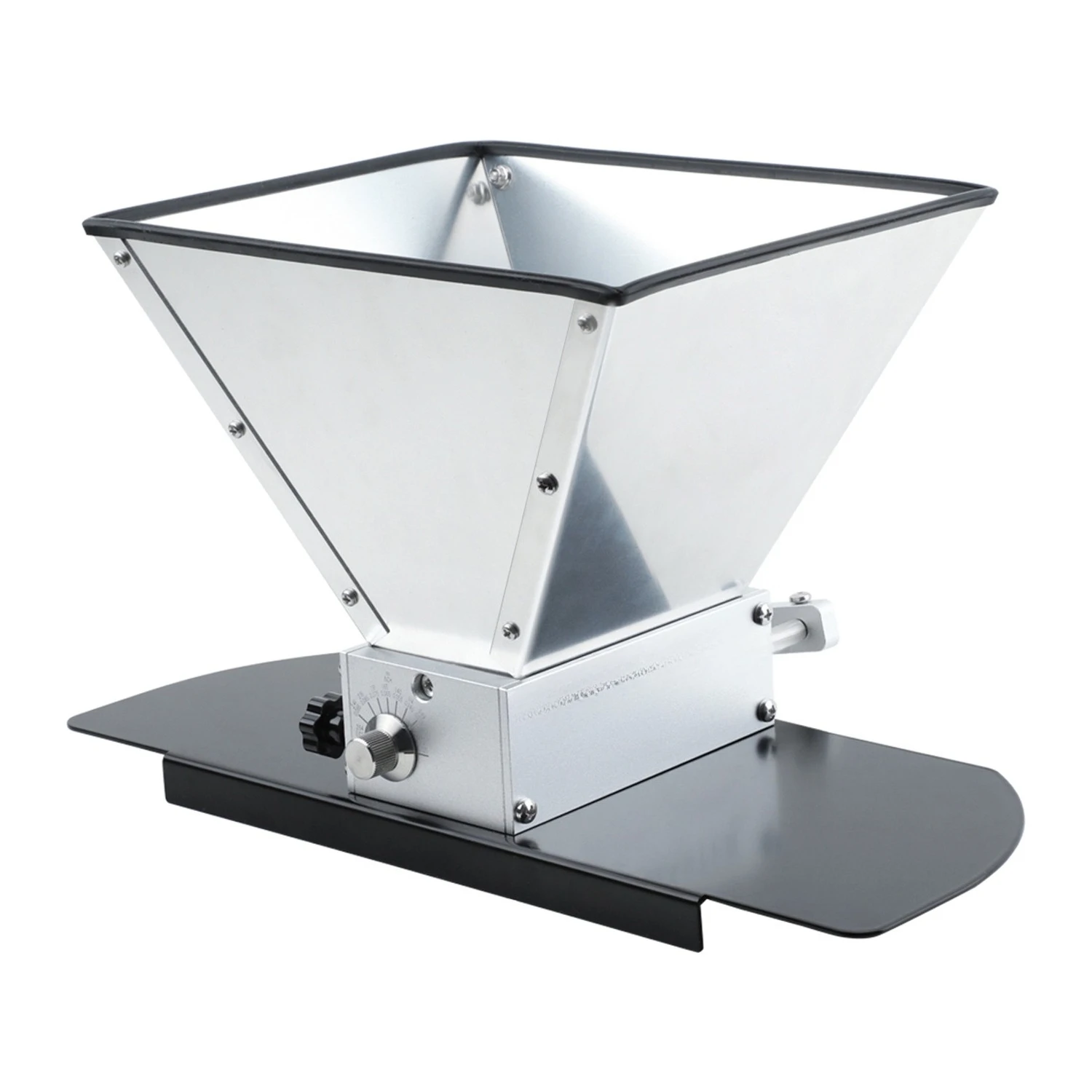 Food grade stainless steel 2-axis roller press, malt grinder, special for brewing barley, wear-resistant and durable
