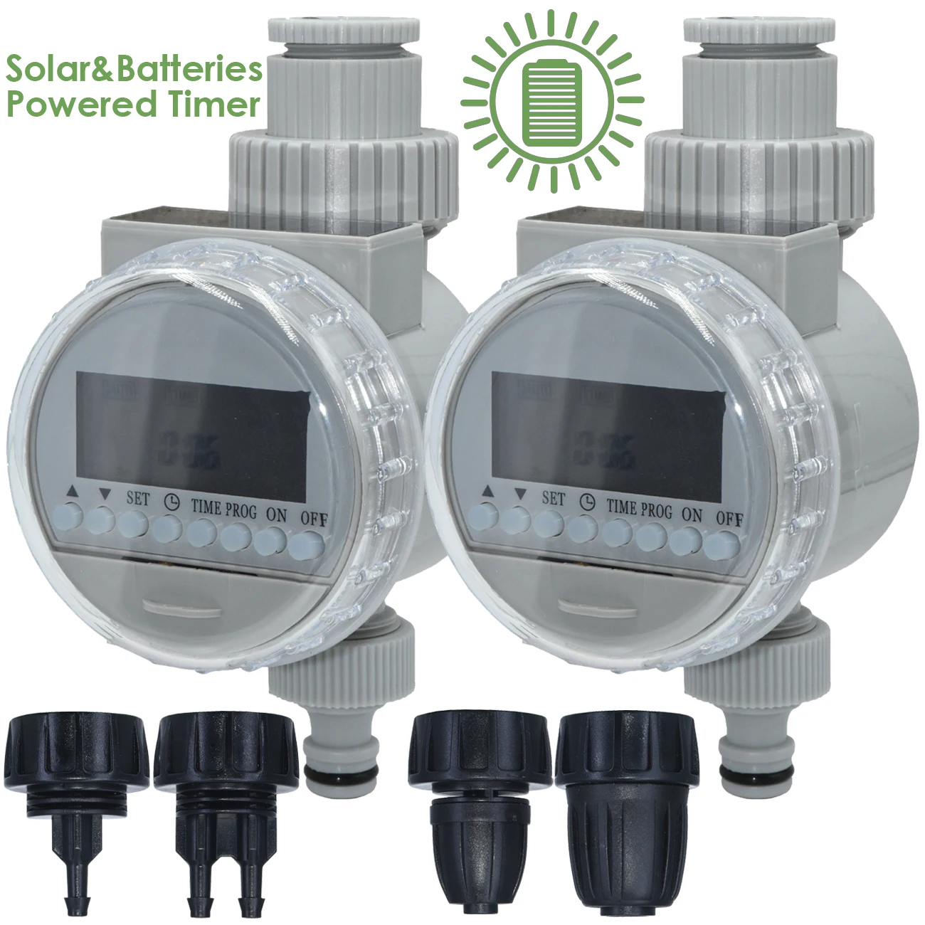 

Garden Solar Battery Powered Watering Timer for Greenhouse Drip Irrigation Kit Automatic Watering Saving System Potted Plant