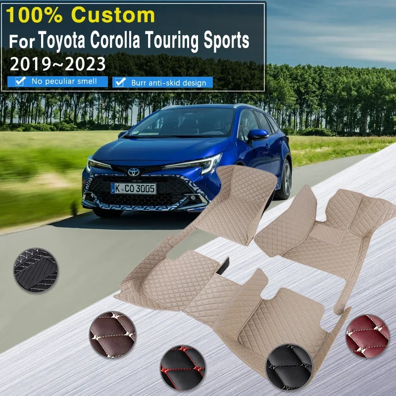 

3D RHD Car Floor Mats For Toyota Corolla Touring Sports Suzuki Swace E210 2019~2023 Estate Leather Floor Carpets Matts Car Acces
