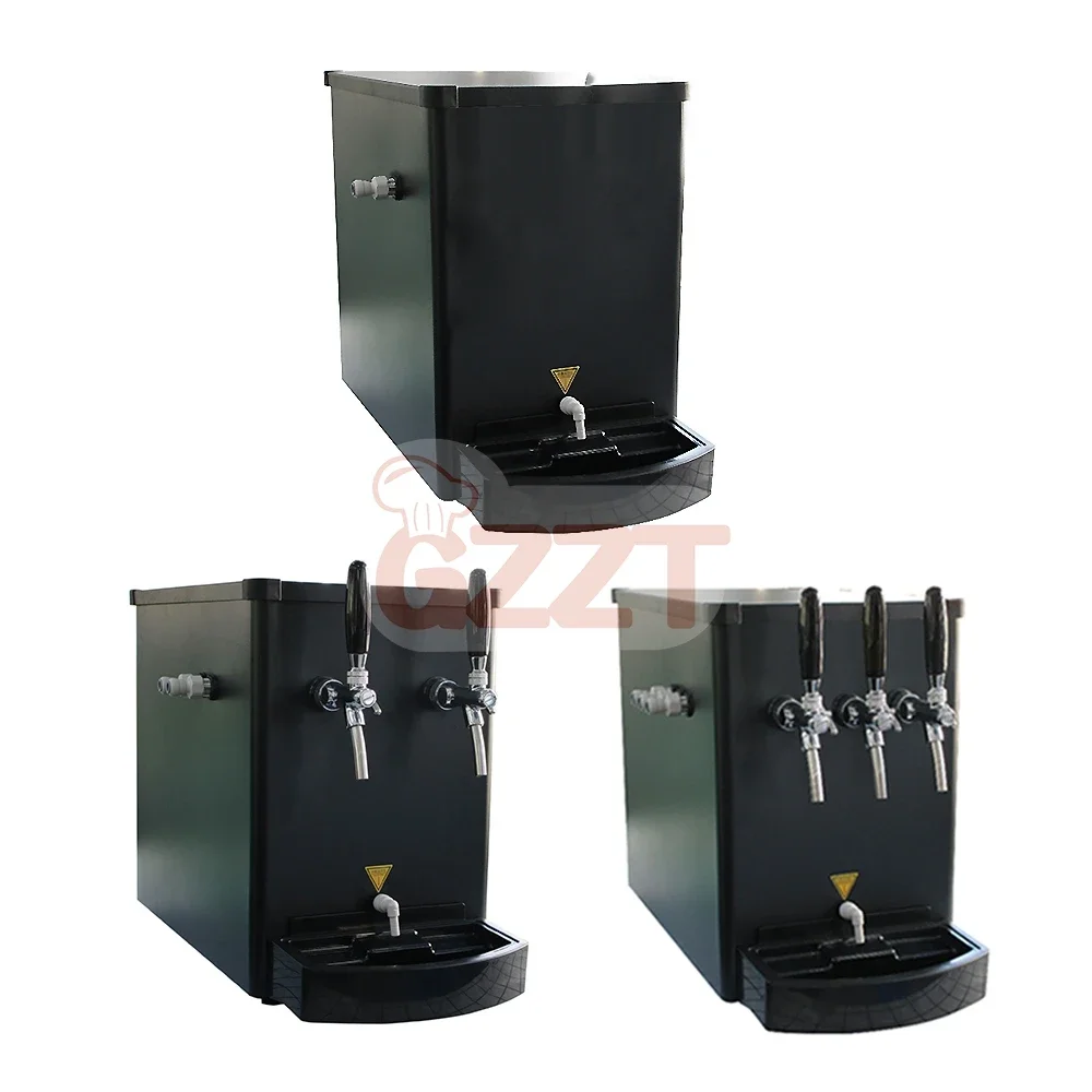 Beer Kegerator Cooler Wine Bar Countertop Draft Beer Chiller 260W Portable Beer Dispenser