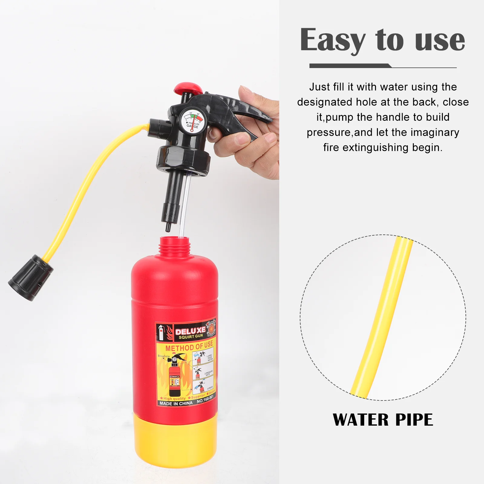 Bath Toy Fire Water Summer Beach Children Clothing Outdoor Mini Extinguishers Portable Spraying Red Prank