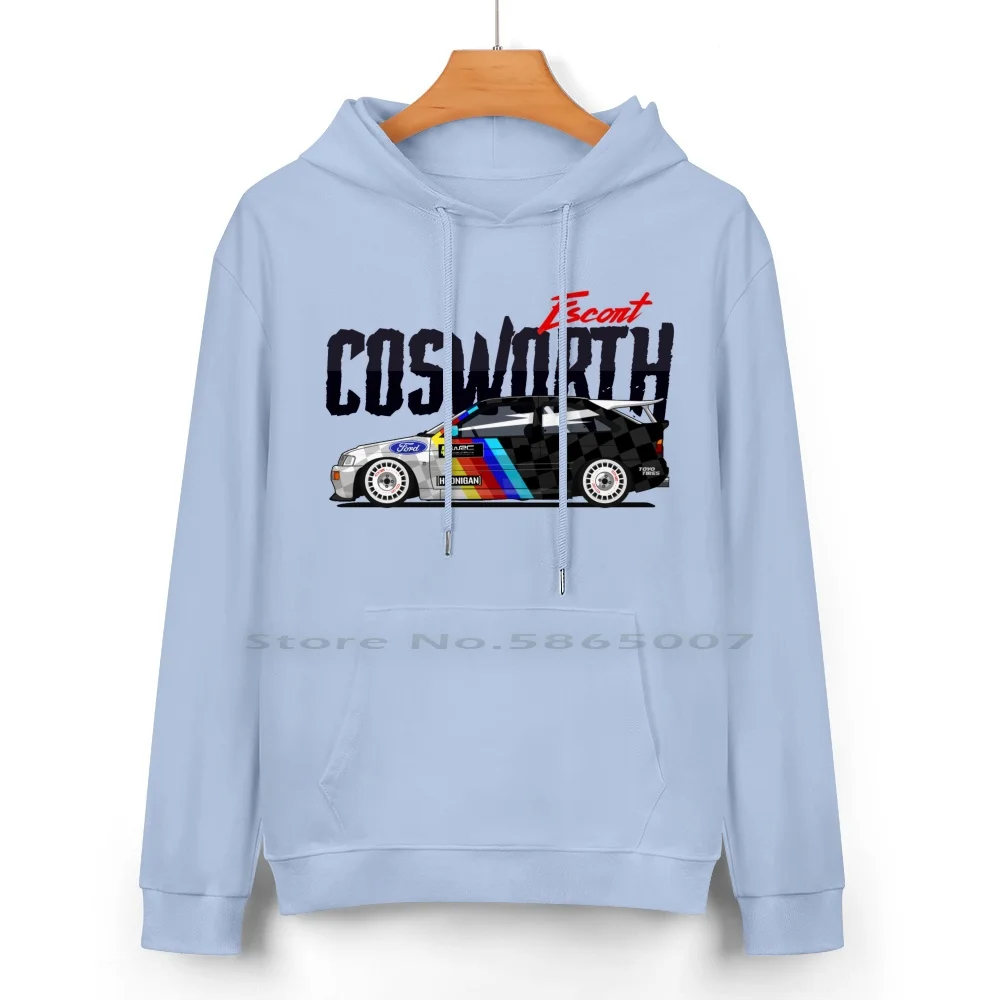 Escort Rs Cosworth Ken Block Pure Cotton Hoodie Sweater 24 Colors Escort Sierra Cosworth Rs Turbo Engine Wrc Dtmracing Race