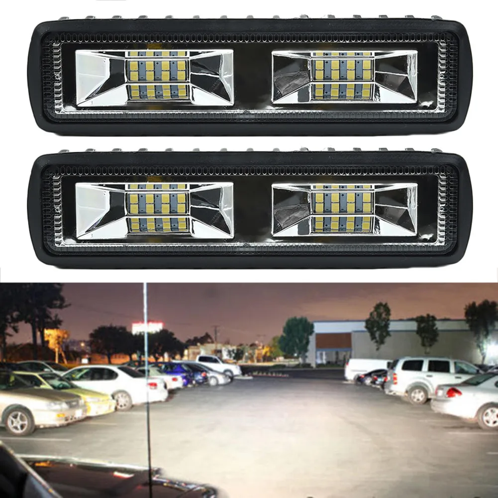 Professional Fog Light 48W 12V 16LED Car Work Bar Spot Beam Driving Lamp For SUV Off-Road Latest   Professional