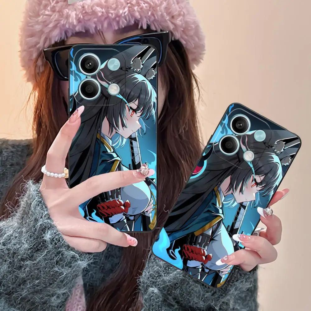 حافظة هاتف Zenless Zone Zero Hoshimi Miyabi لهاتف Xiaomi Redmi Note 14 13 12 11 A5 3 2 1 Pro Plus 4G 5G واقية من الطباعة الملونة #4