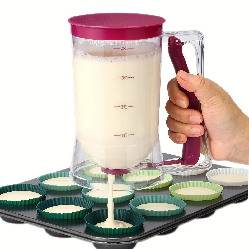 1 Pc Hand-held Batter Dispenser For Cupcakes - Easy And Accurate Batter Dispensing