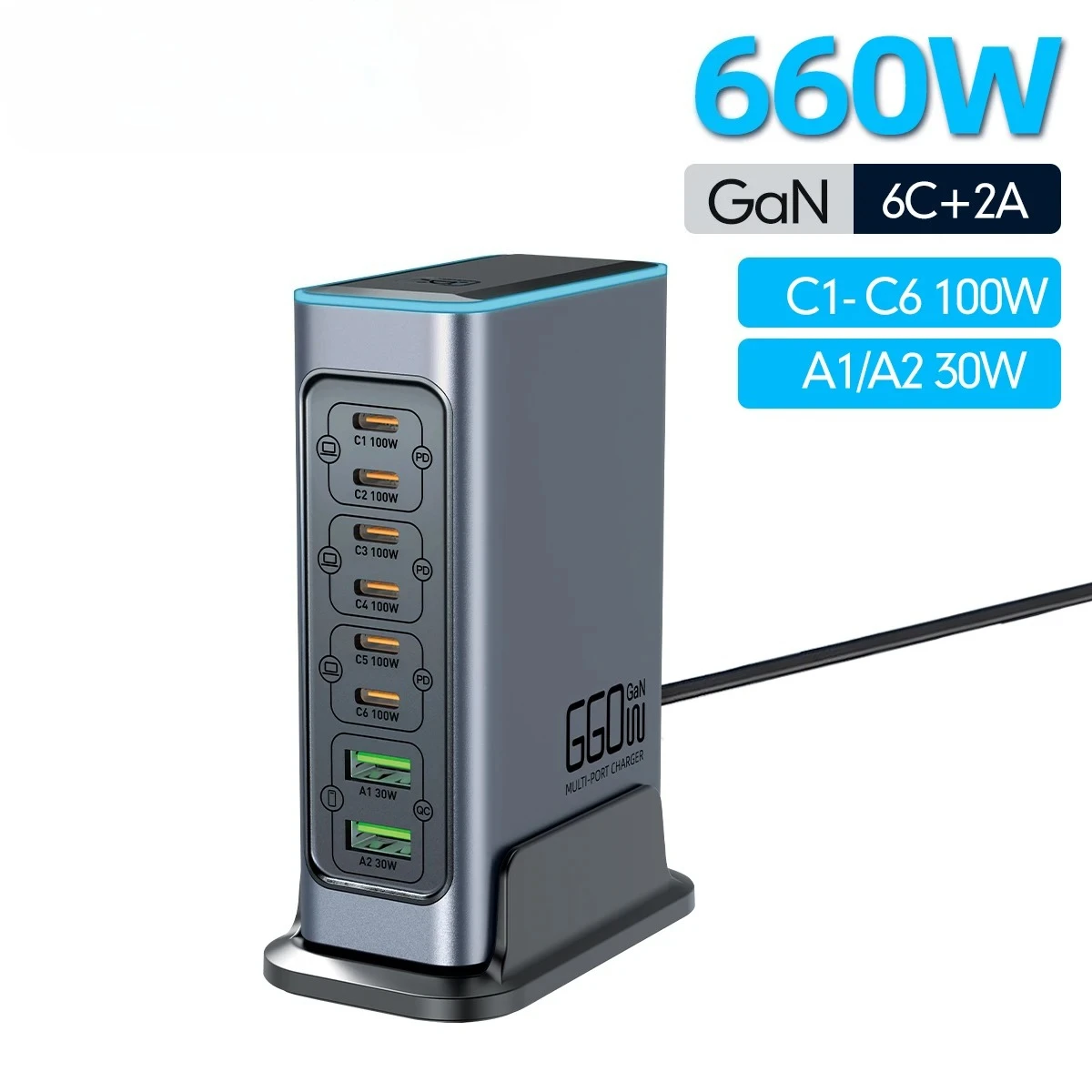 660W Gan Charger Us… - image
