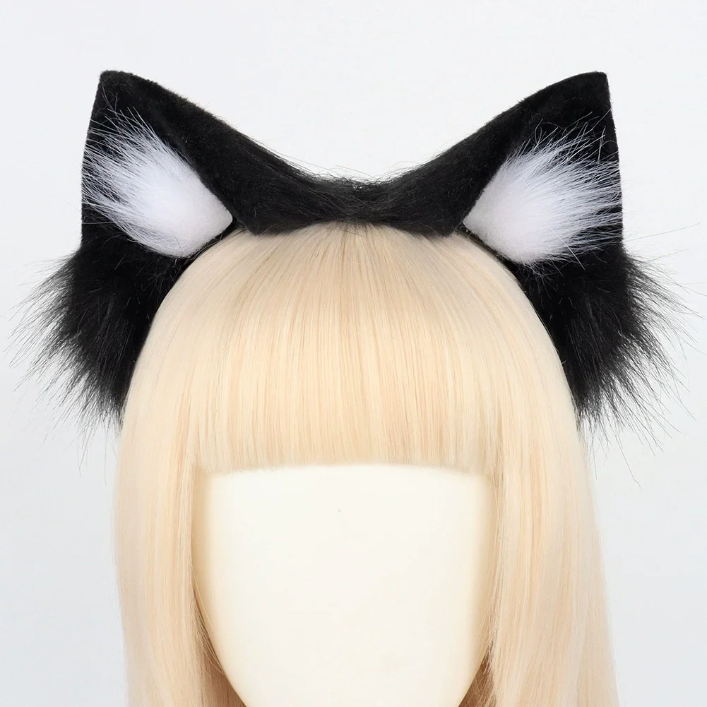 4-type Hot Anime Handgemaakte Puntige Nepbont Kat Oor Hoofdband Lolita Cosplay Leuke Meid JK Hoofddeksel Kat Meisje Haar Accessoire Voordelen