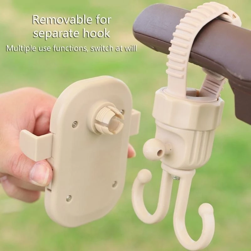 Baby Strollers Hook Holder Rack Lightweight Hanging Bag Double Hook 2