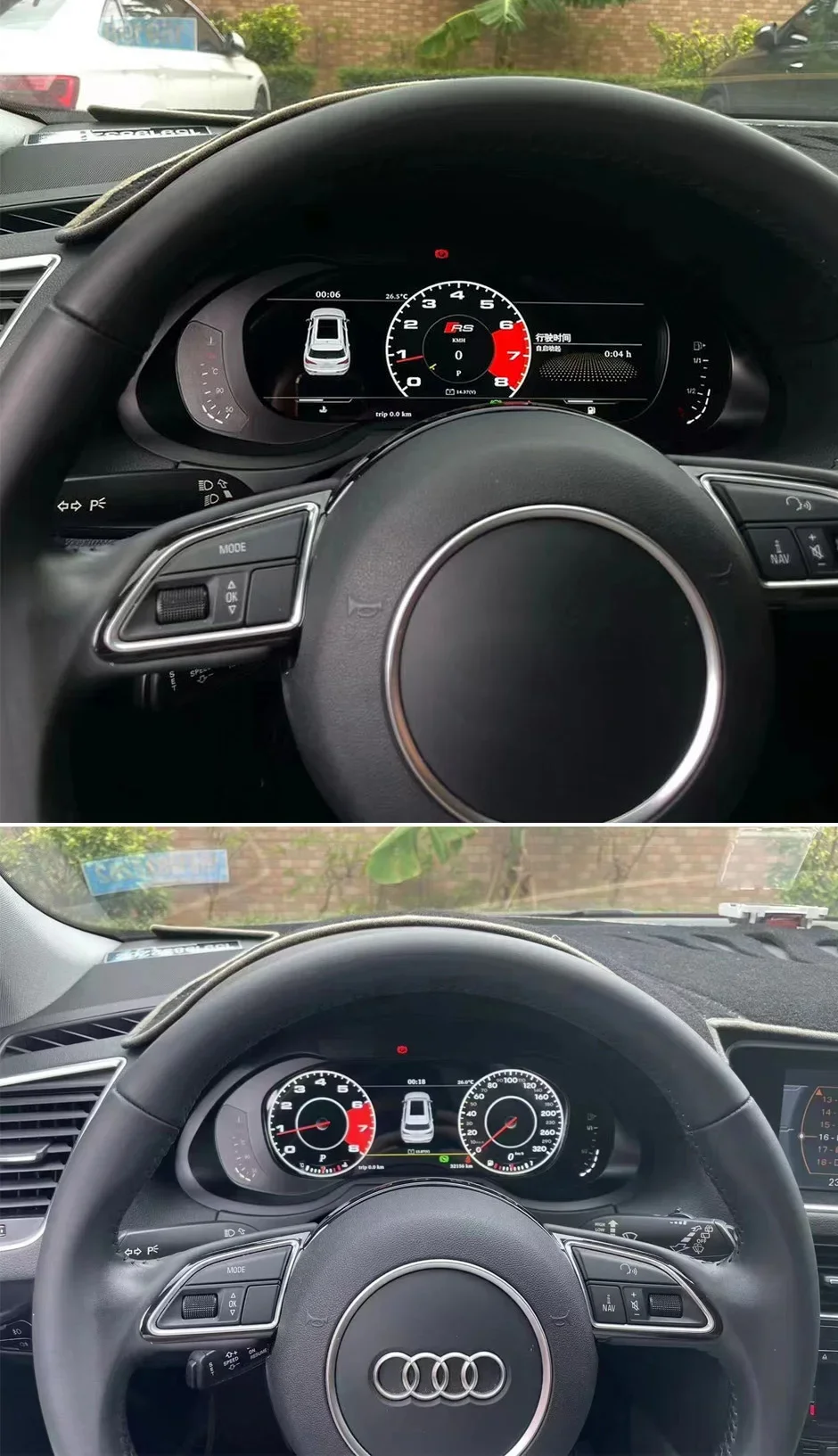 

Linux System 12.3 Inch 720p Dashboard Display Q5 2010-2018 Digital Instrument Cluster