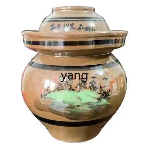 LXL 뚜껑이 달린 사천 절임 항아리, 절임 배추 절임, 두꺼운 김치 항아리 항아리