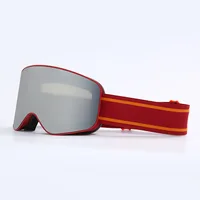 Ski Snowboard Goggles Women Men Skiing Eyewear Mask UV 400 Snow Protection Over Glasses Adult Double Anti-Fog Cylindrical 3