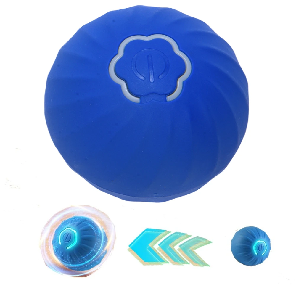 

Intelligent Dog Toy Ball Automatic Moving Bouncing Rolling Jump Ball USB Smart Puppy Interactive Dog Chew Toy Ball