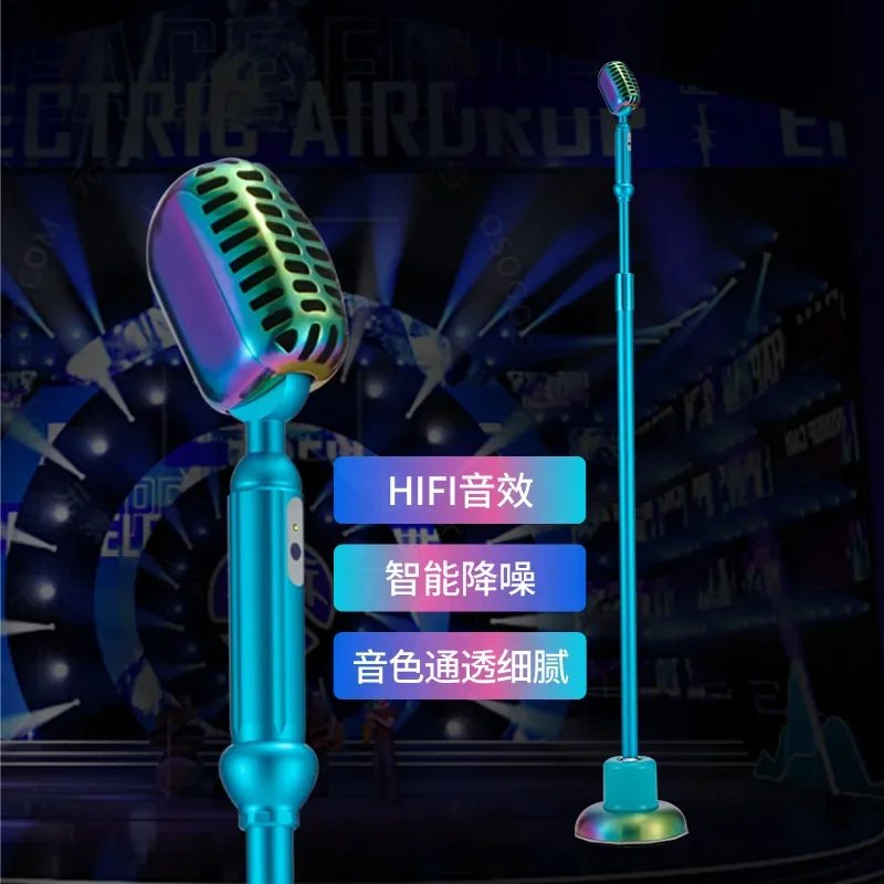 

Wireless Karaoke Microphone 1306B Floor Pole Shaker Professional Wireless Microphone