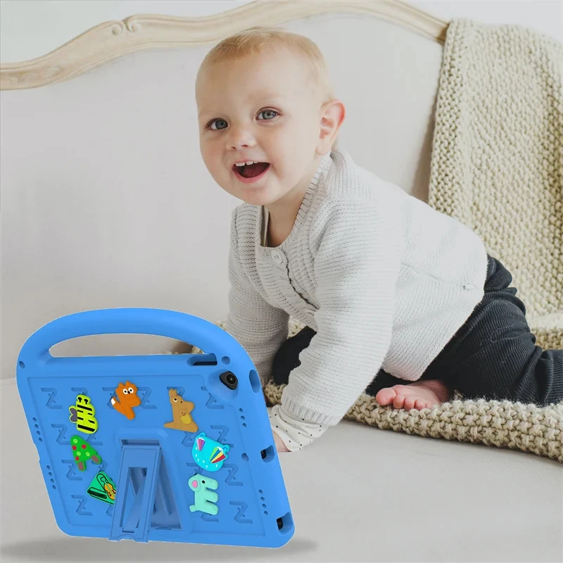 Kids EVA Schokbestendig Stand Tablet Case voor IPad Air 7 6 5 A16 11 10.2 10.9 Mini 7 6 I Pad Pro 9.7 10 9 8 10e Generatie Cover