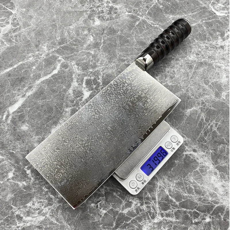 

8-дюймовый нож для нарезки, 67-слойная дамасская сталь 10Cr15CoMov, деревянная ручка, поварской нож для нарезки овощей, мяса, кухонный нож-тесак