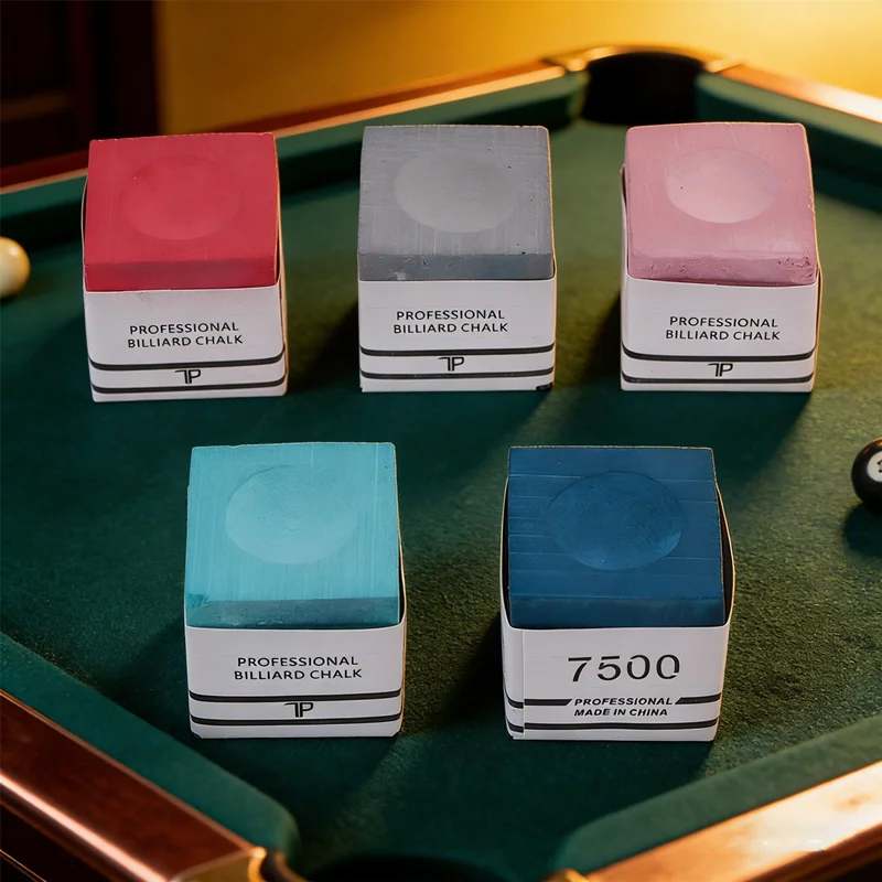 

Универсальный мел для бильярда TP7500, мелкозернистый, противоскользящий, квадратный дизайн для снукера и китайского бильярда, уменьшает ошибки, 5 вариантов цветов