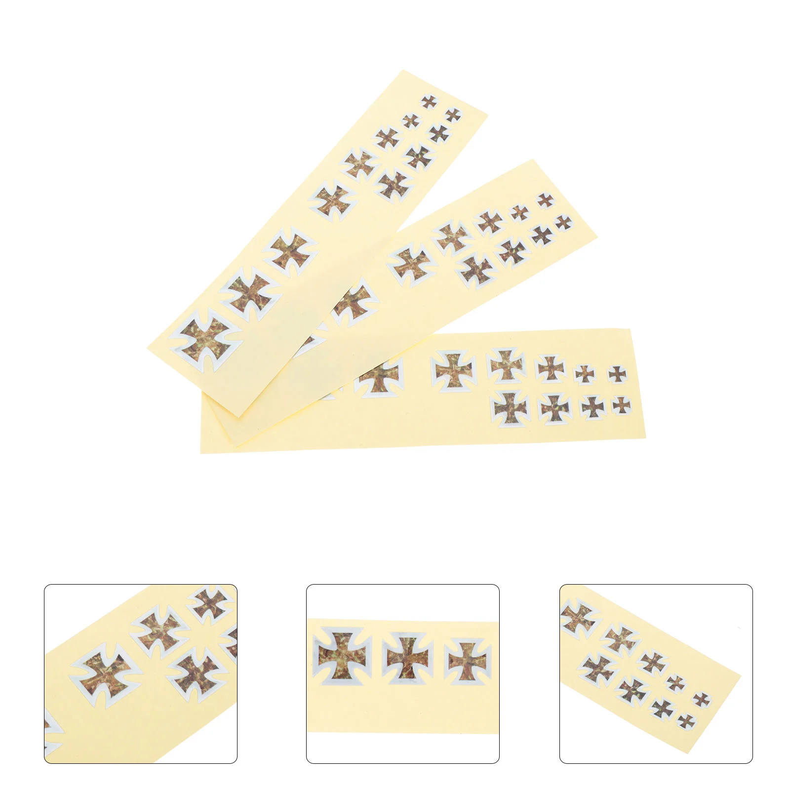 3 Pcs Guitar Sticker Sweat-proof Instruments Fingerboard Waterproof Decal Electric Pvc Musical Decoration