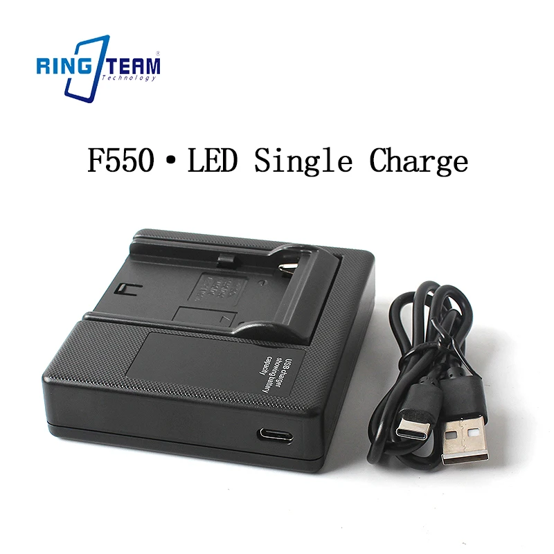 

High-Quality New LED Charger - USB Input for Sony NP-F550 Series LED Light Camera Accessories