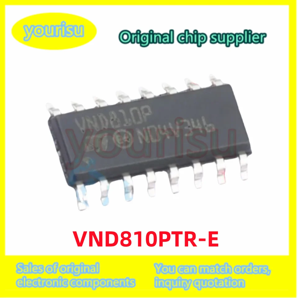 5Pcs/Lot Original VND810PTR-E VND810P VND810 SO-16 Power Electronic Dual Channel High-End Driver