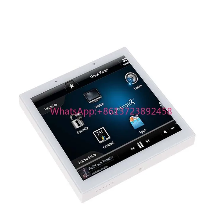 2025 Sunworld YC-SM41P White Tuya 4 Inch POE Android Smart Home Touch Control Panel WiFi Car Garage Use Bar Customizable OEM