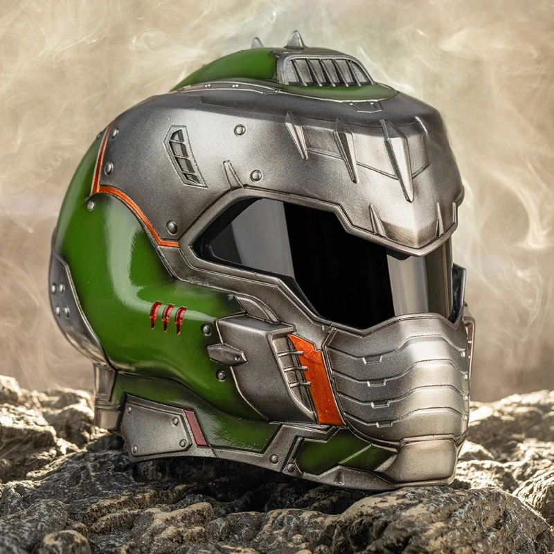 الراتنج يمكن ارتداؤها خوذة ملهى ليلي مرحلة الأداء بار قناع مهرجان الهالوين تأثيري قبعة #2