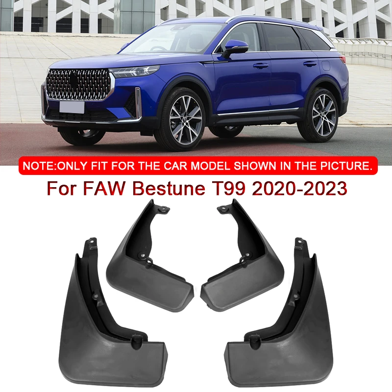 

For FAW Bestune T99 2020-2023 ABS Car Styling Car Mud Flaps Splash Guard Mudguards MudFlaps Front Rear Fender Auto Accessories