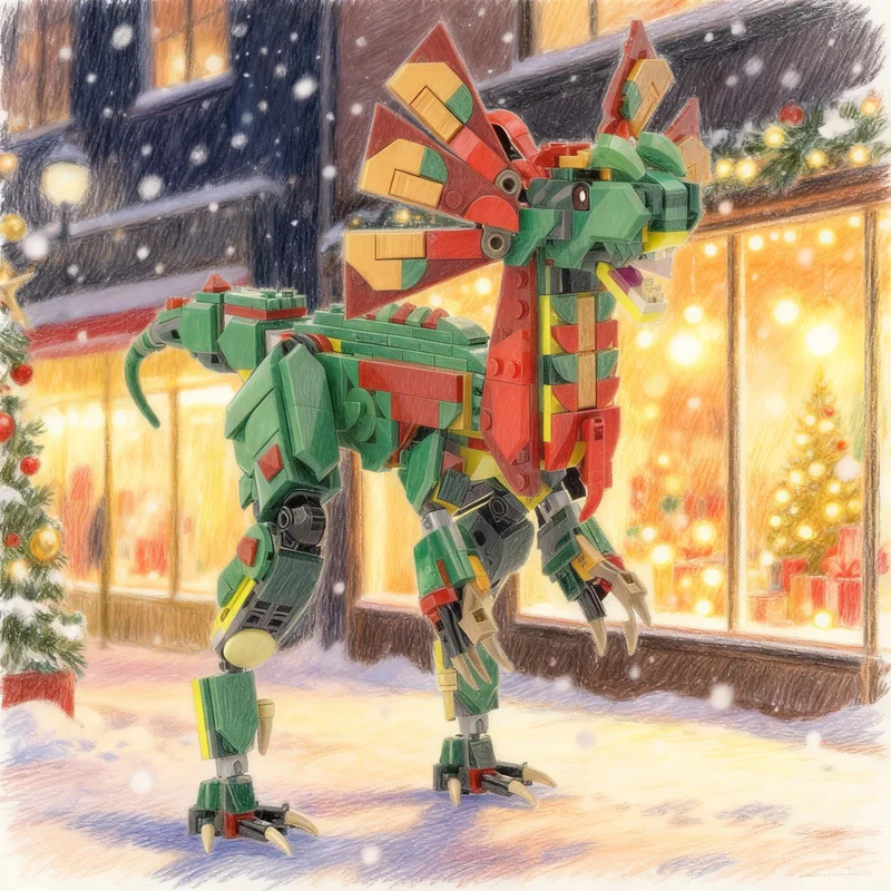 

507pcs MOC Dilophosaurus Alternate Build Creator 3 1 Model Toy Building Blocks Architecture DIY Idea Christmas Gifts Creative