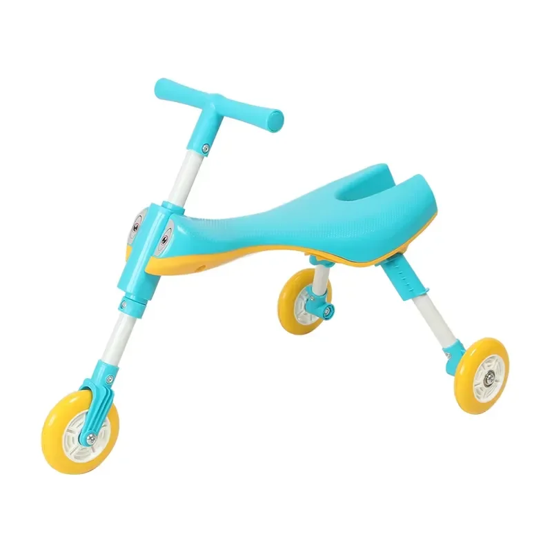 3 Wheel Foldable Balance Tricycle for Kids Ride On Toy Toddler No Pedal Bike Indoor Outdoor Baby Walker Trike Mantis Style view 5