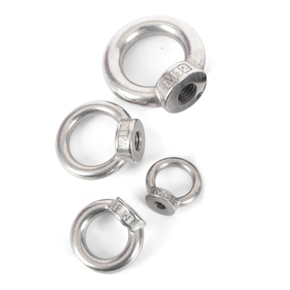 A002 M10 Eye Nut Stainless Steel Marine Lifting Eye Nuts Ring Nut Eyelet for Cable Lifting